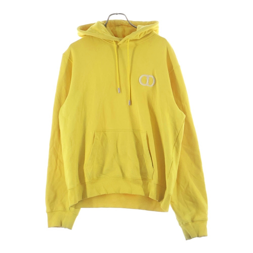 Christian Dior(クリスチャンディオール) CD ICON HOODIE CDアイロン刺繍 プルオーバースウェットパーカー イエロー 113J698A0531