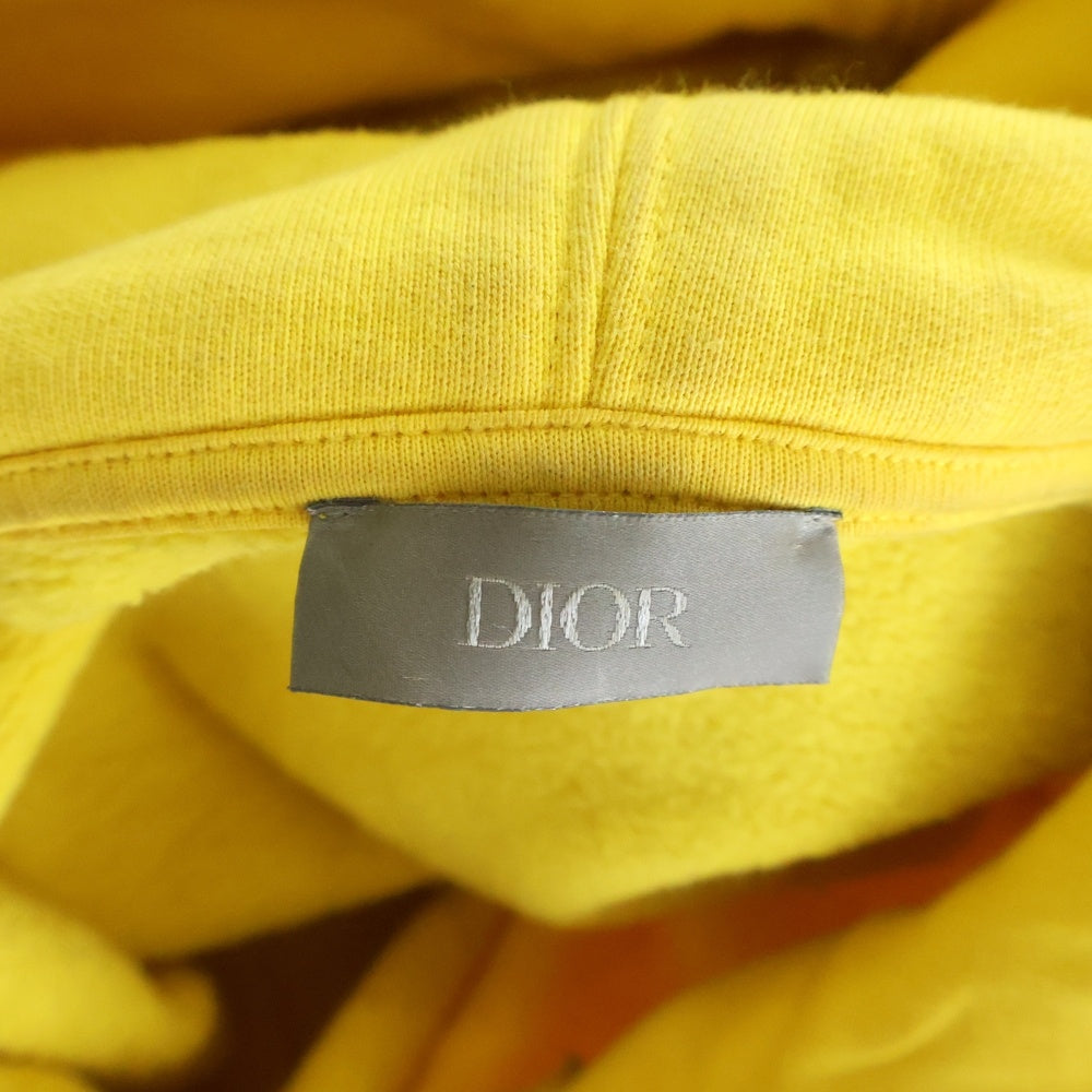 Christian Dior(クリスチャンディオール) CD ICON HOODIE CDアイロン刺繍 プルオーバースウェットパーカー イエロー 113J698A0531