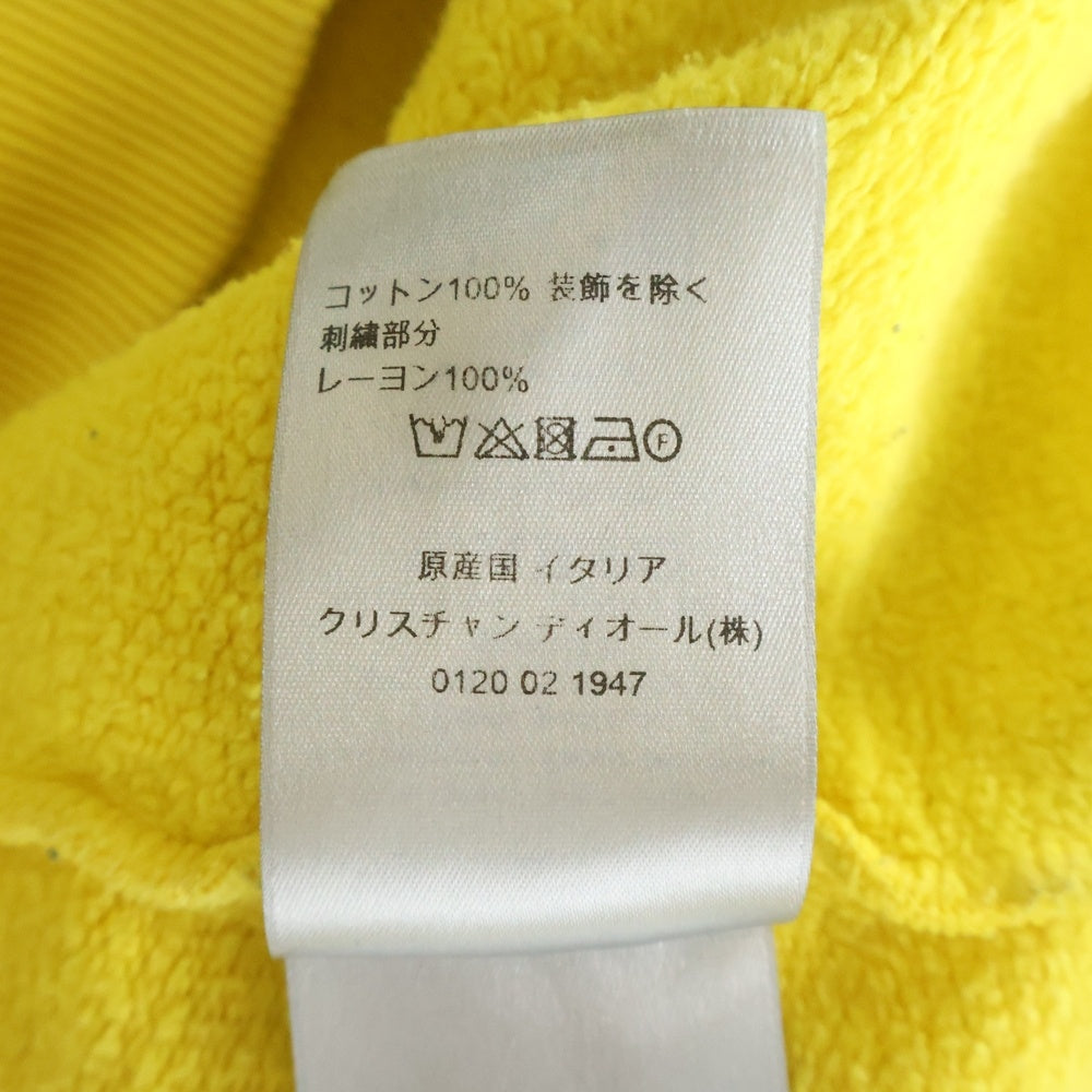 Christian Dior(クリスチャンディオール) CD ICON HOODIE CDアイロン刺繍 プルオーバースウェットパーカー イエロー 113J698A0531