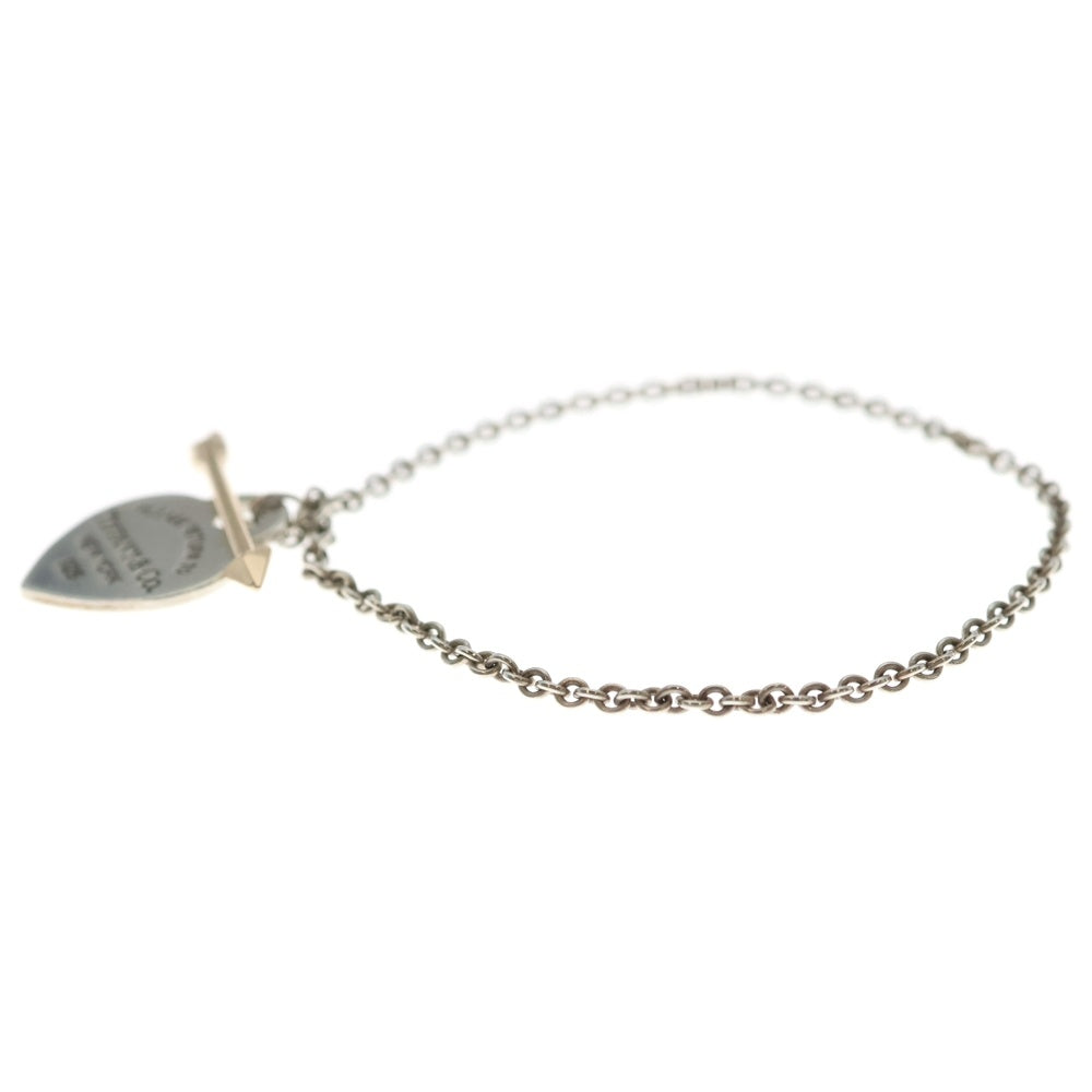 TIFFANY & Co.(ティファニー) リターントゥ ラブストラック ハートアンドアロー ハートタグ コンビ シルバー ブレスレット SV925/750