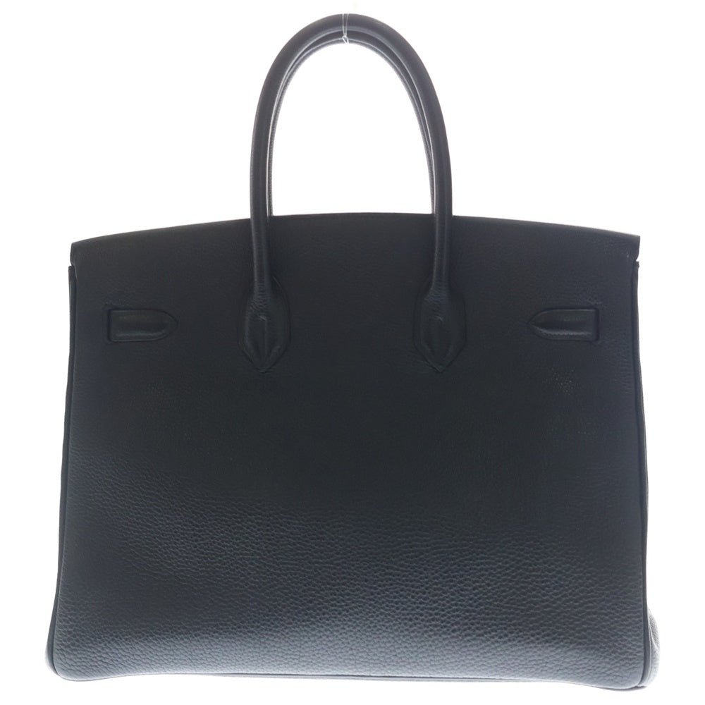 HERMES(エルメス) バーキン35 トゴ ハンドバッグ ゴールド金具 ブラック □G刻印 レディース