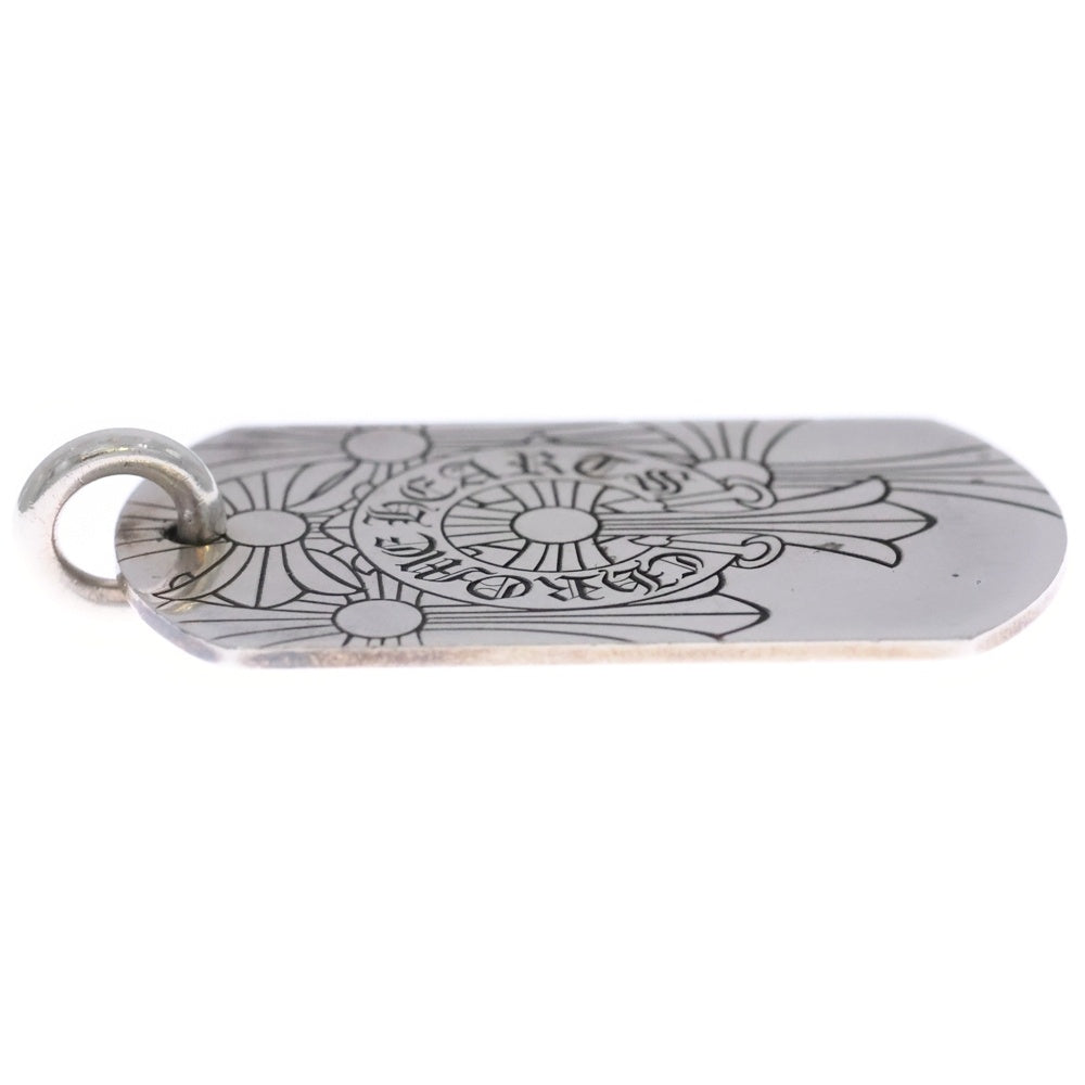 CHROME HEARTS(クロムハーツ) D TAG GOD BLESS ゴッド ブレス ザ ワールド ドッグタグ ネックレス セメタリークロス