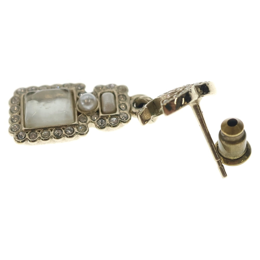 CHANEL(シャネル) ココマーク ラインストーン ボトルモチーフ ピアス ゴールド A21K レディース