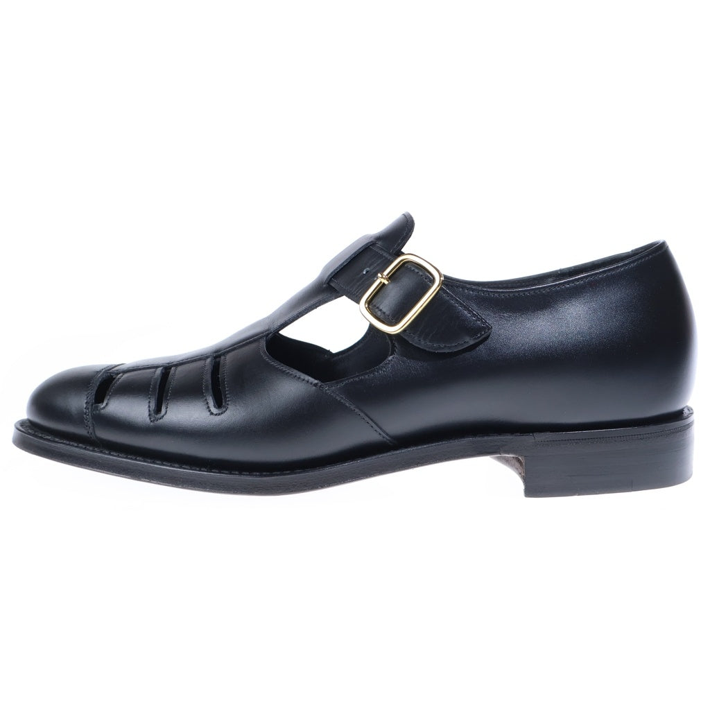 JOSEPH CHEANEY&SONS(ジョセフ チーニー アンドサンズ) グルカサンダル ブラック レザー