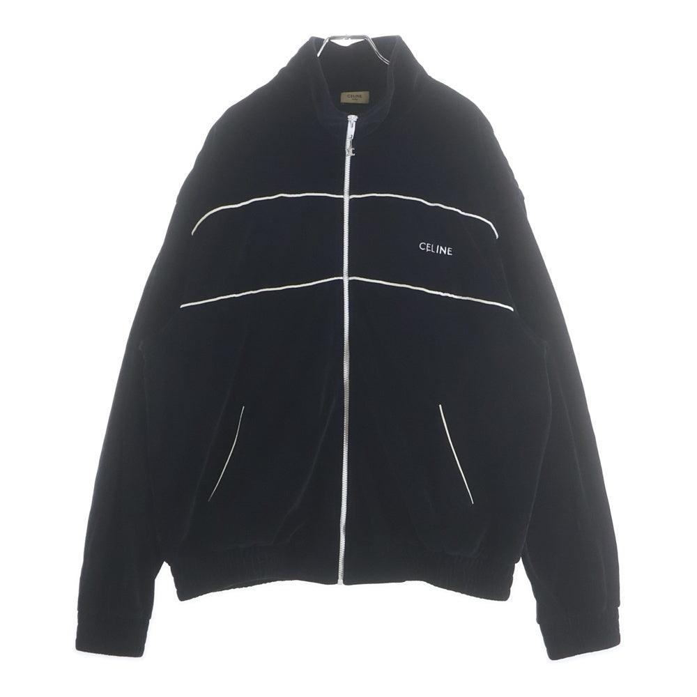 CELINE(セリーヌ) セットアップ ジャージ ブラック ベロア XL