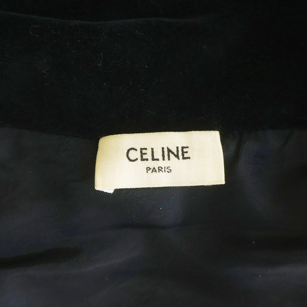 CELINE(セリーヌ) セットアップ ジャージ ブラック ベロア XL