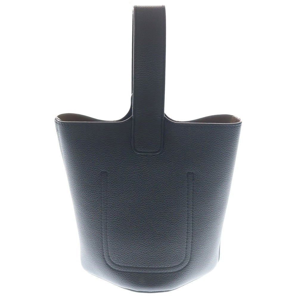 LOEWE(ロエベ) ぺブルバッグ ハンドバッグ ショルダーバッグ ブラック レザー AANBBBMX02 1100 シルバー金具 レディース
