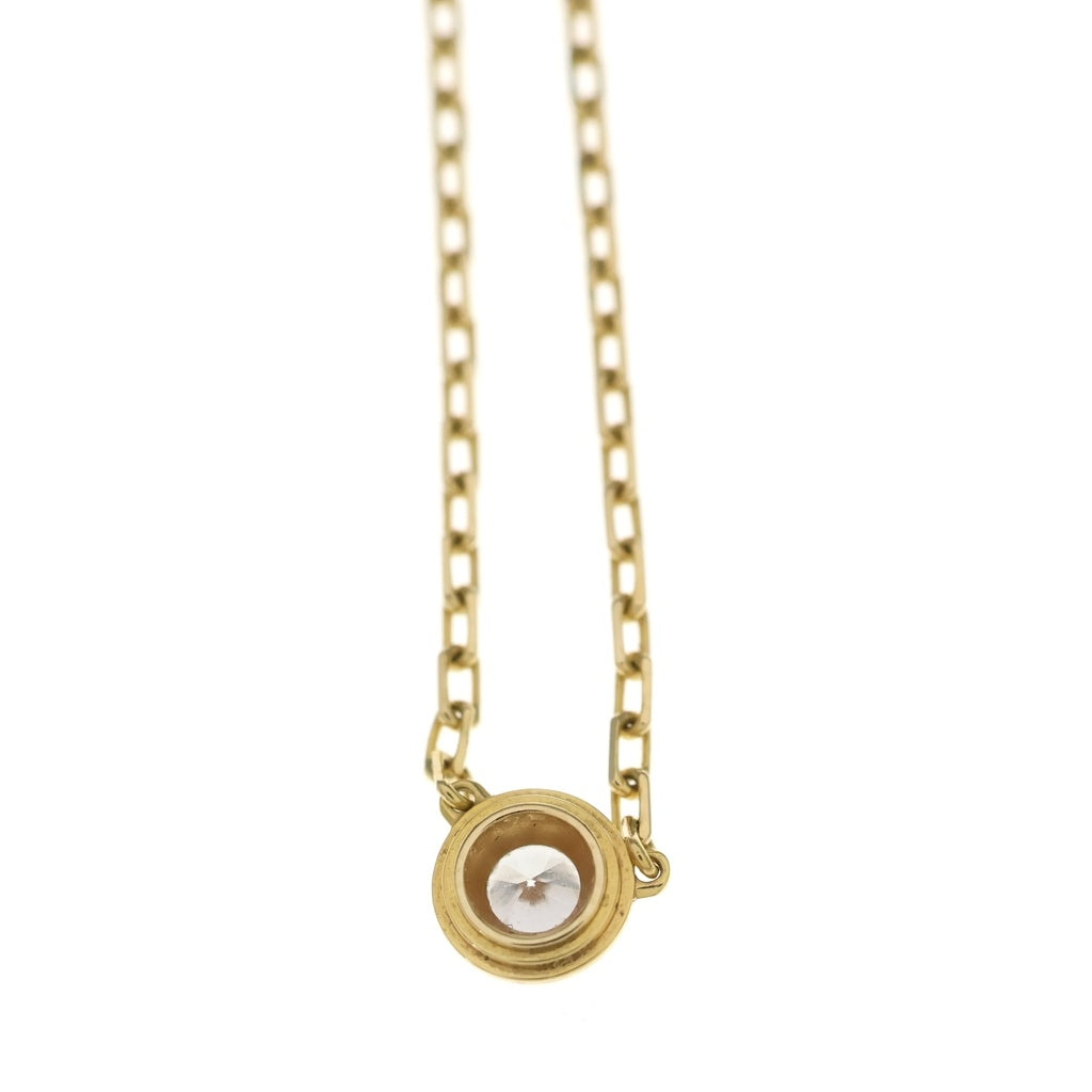 Cartier(カルティエ) ダムール SM 1Pダイヤ ネックレス ペンダント チェーン ゴールド 750YG