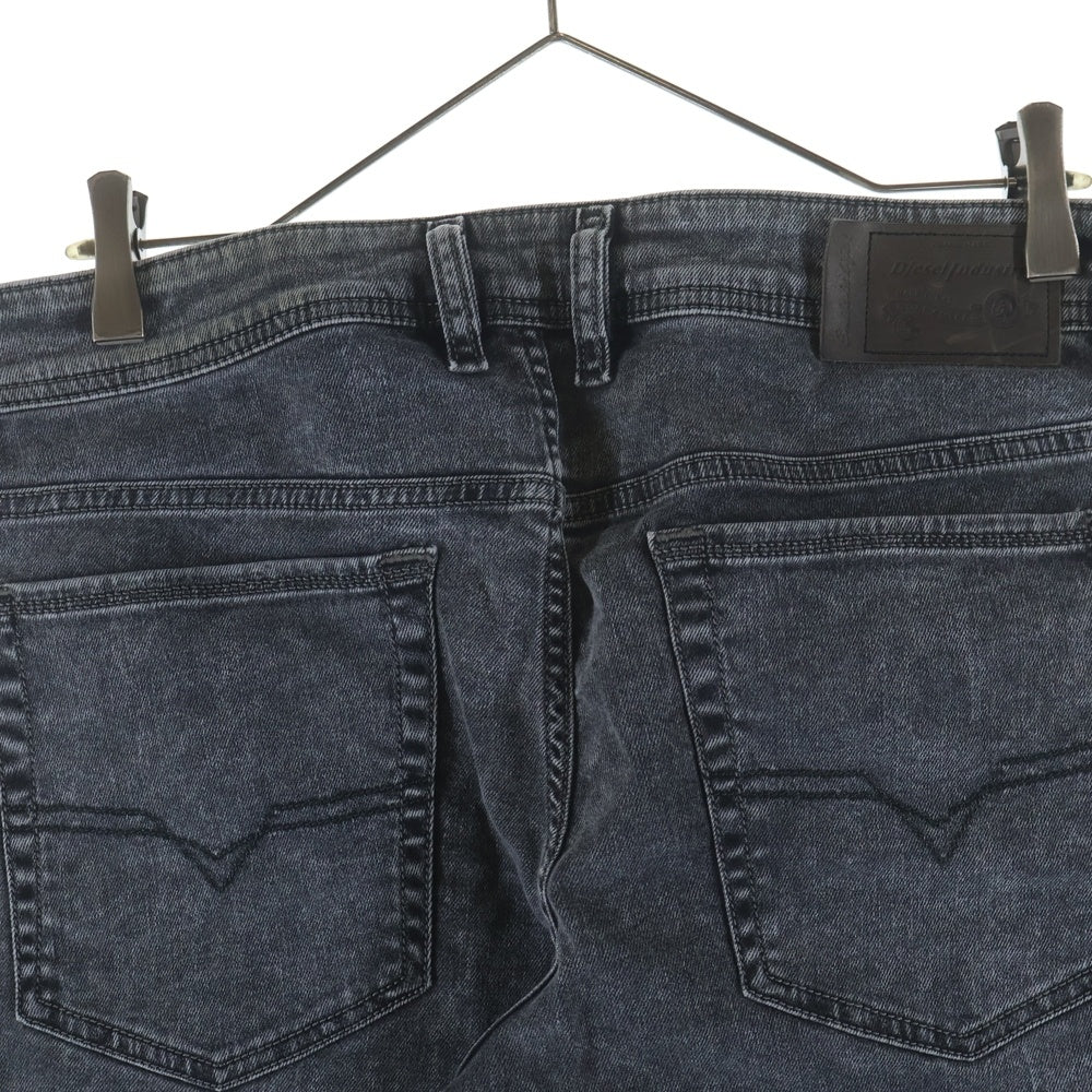 DIESEL INDUSTRY(ディーゼルインダストリー) SLEENKER-ZIP ジップポケット ストレッチ スリムスキニー デニムパンツ ジーンズ グレー