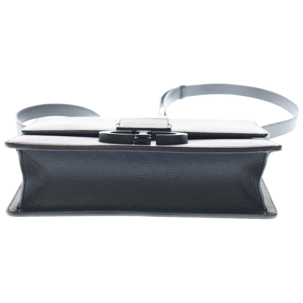 DIOR(ディオール) モンテーニュ30 ショルダーバッグ ブラック レザー ブラック金具 レディース