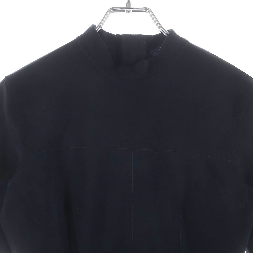 LOUIS VUITTON(ルイヴィトン) モノグラム ショートスリーブハイネックフィットドレス ワンピース ブラック RW202W NHY FJDR25 レディース