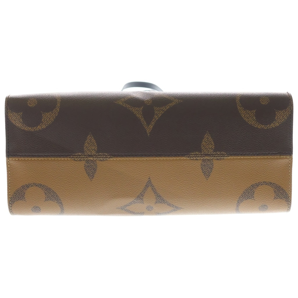 LOUIS VUITTON(ルイヴィトン) モノグラムジャイアント リバース オンザゴーMM 2WAYハンドバッグ トートバッグ ブラウン M45321