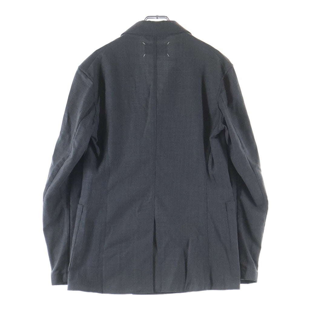 Maison Martin Margiela(メゾンマルタンマルジェラ) マルジェラタグ ダブルブレスト テーラードジャケット ライトジャケット グレー #44 S50BN0397
