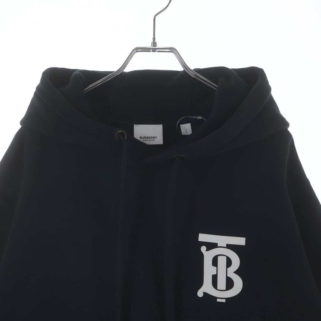 BURBERRY(バーバリー) スウェットパーカー ブラック コットン #L PTFATTEX315SAN