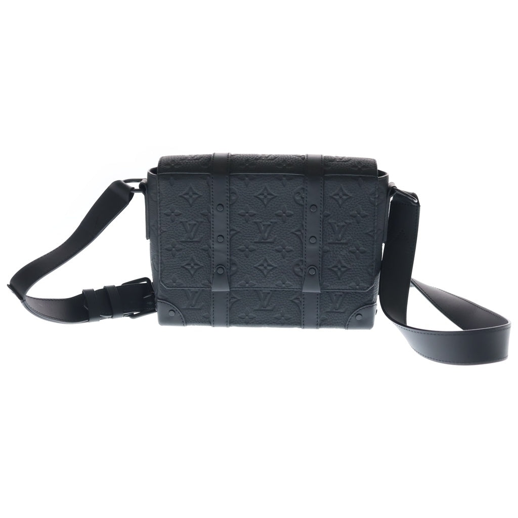 LOUIS VUITTON(ルイヴィトン) トリヨンモノグラム トランクメッセンジャーPM ショルダーバッグ ブラック レザー M57726 ブラック金具