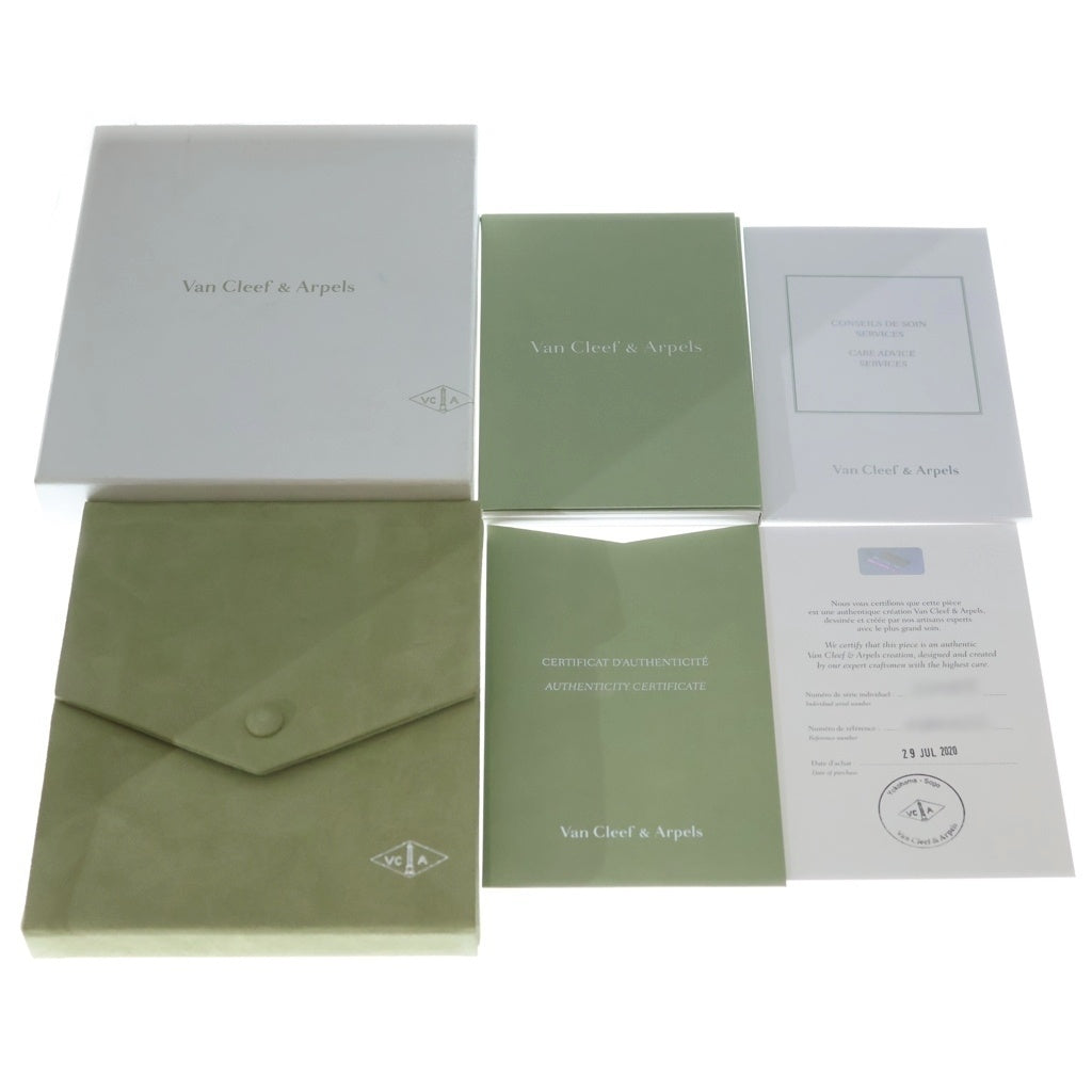 Van Cleef & Arpels(ヴァンクリーフアンドアーペル) ヴィンテージアルハンブラ 10モチーフ ネックレス マラカイト Au750YG VCAR03QJ00 ジュエリー