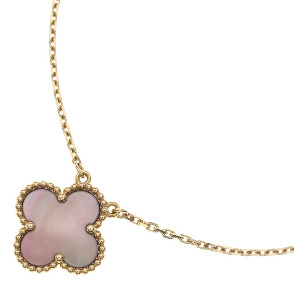 Van Cleef & Arpels(ヴァンクリーフアンドアーペル) ヴィンテージアルハンブラ ネックレス グレーマザーオブパール ゴールド 18KRG VCARP4KK00 レディース