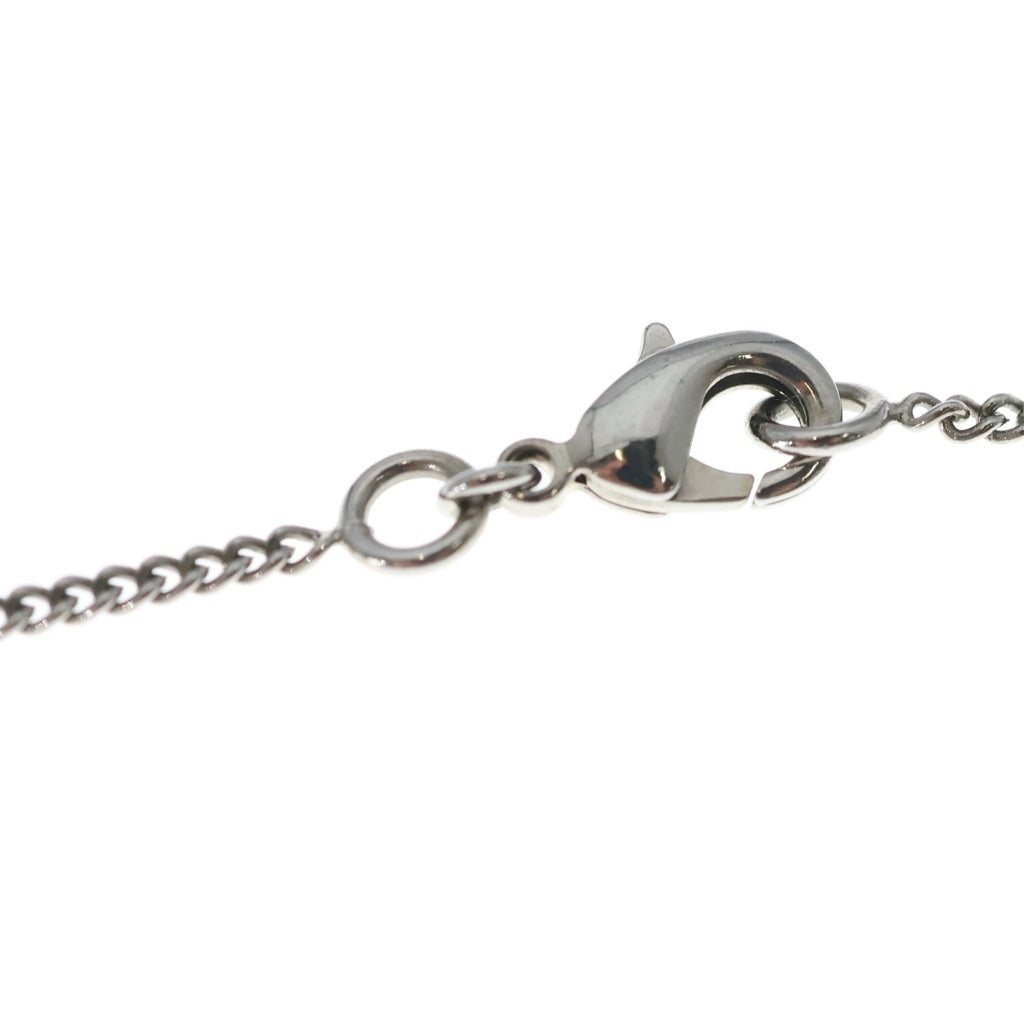 CHANEL(シャネル) ココマーク ラインストーン シルバー ネックレス ペンダント チェーン レディース