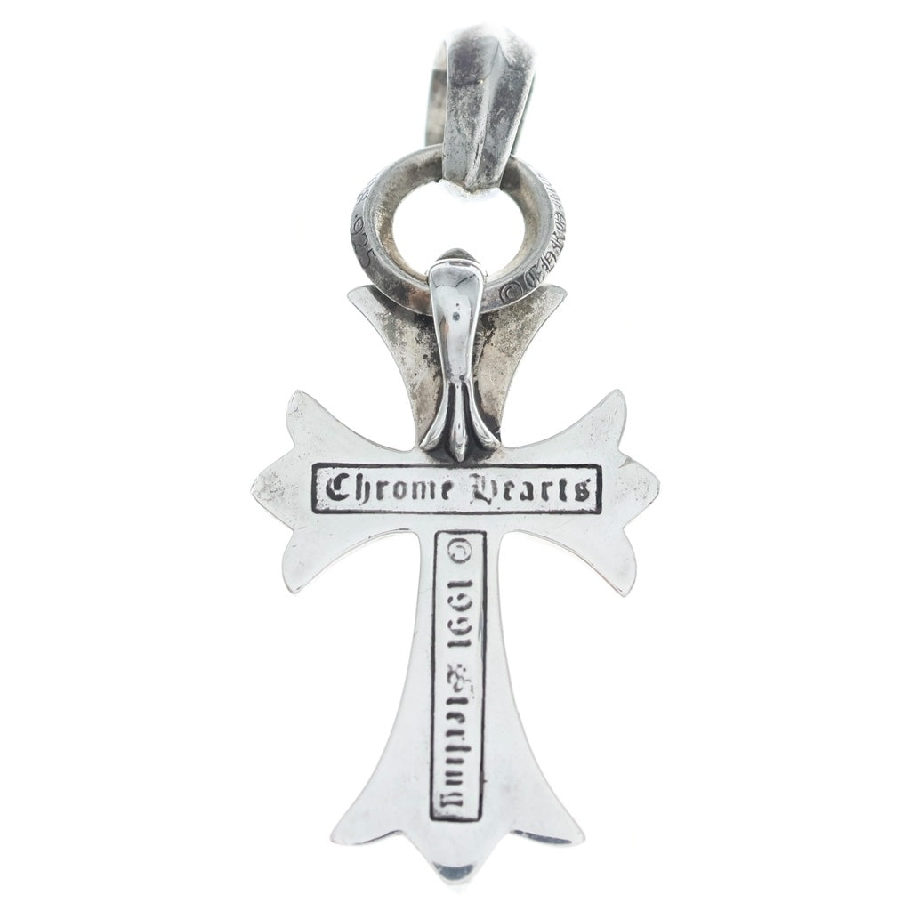 CHROME HEARTS(クロムハーツ) CH CRS SML W/BALE Wベイル スモールCHクロス ペンダントトップ シルバー BCA218