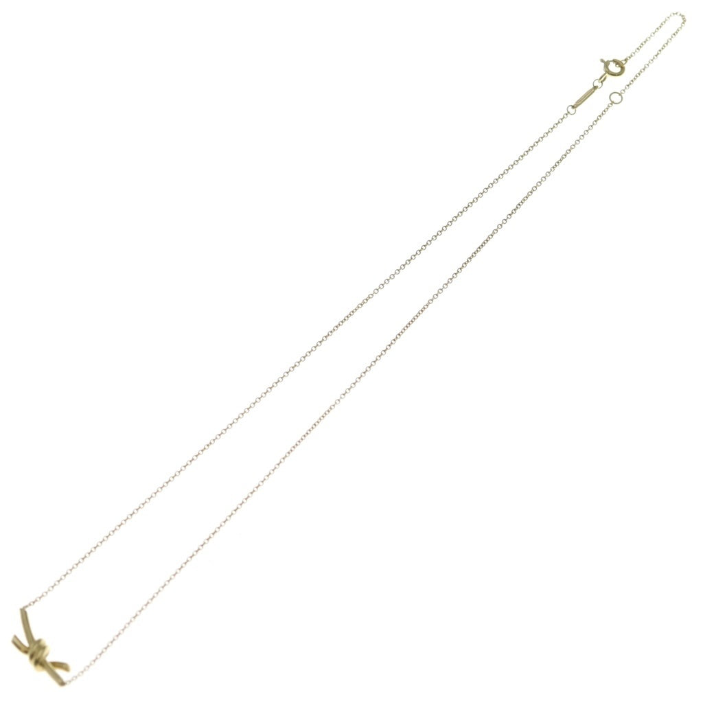 TIFFANY & Co.(ティファニー) ノット ネックレス ペンダント チェーン ゴールド 750 レディース