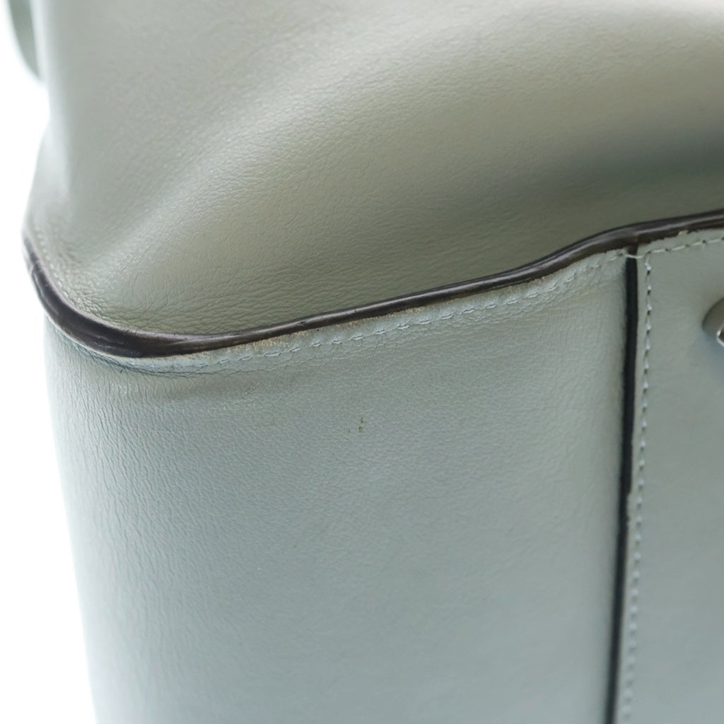LOEWE(ロエベ) ハンモック ミディアム 2WAYバッグ ハンドバッグ ショルダーバッグ ライトブルー レザー シルバー金具 レディース