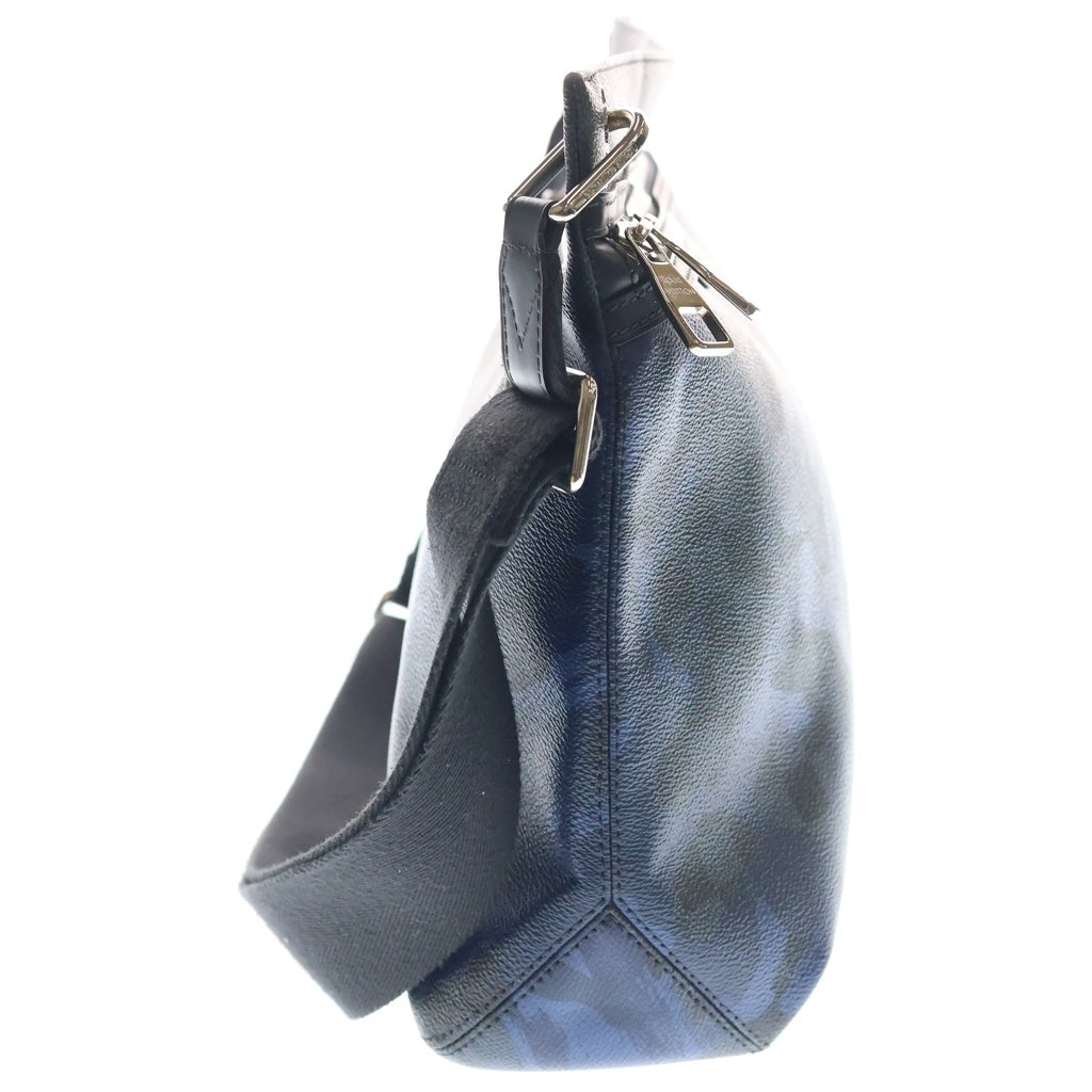 LOUIS VUITTON(ルイヴィトン) ダミエ・コバルト カモフラージュ ハンター ショルダーバッグ サコッシュバッグ ブルー レザー N41653 シルバー金具