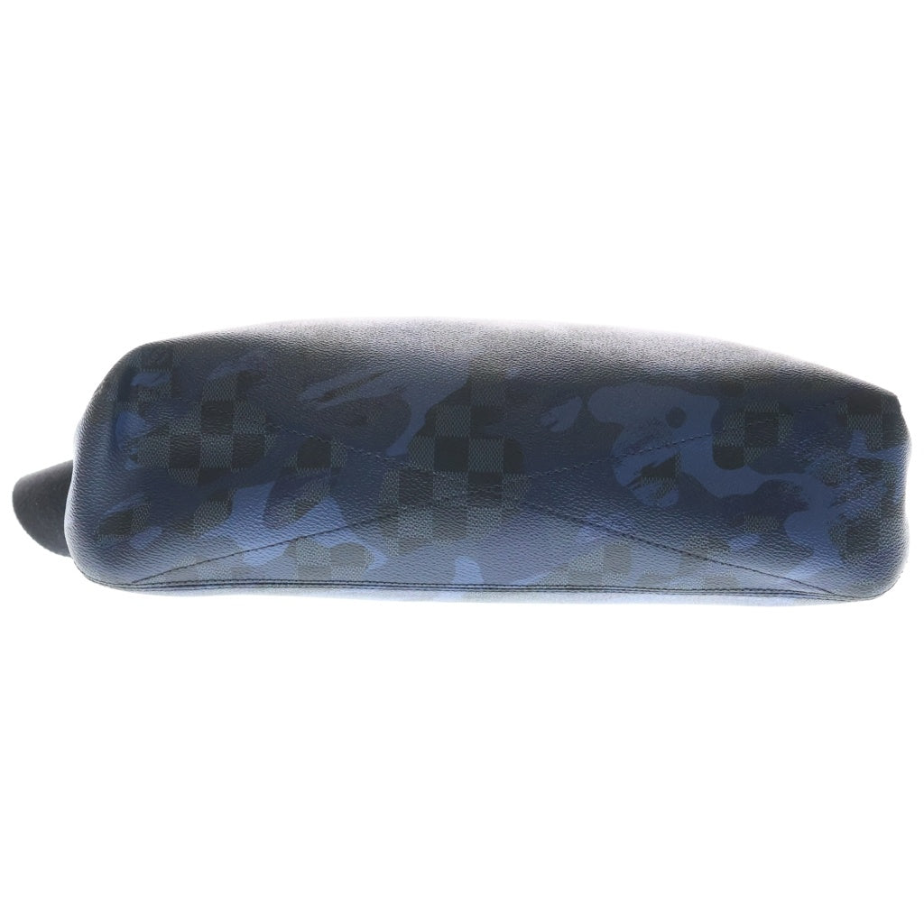 LOUIS VUITTON(ルイヴィトン) ダミエ・コバルト カモフラージュ ハンター ショルダーバッグ サコッシュバッグ ブルー レザー N41653 シルバー金具