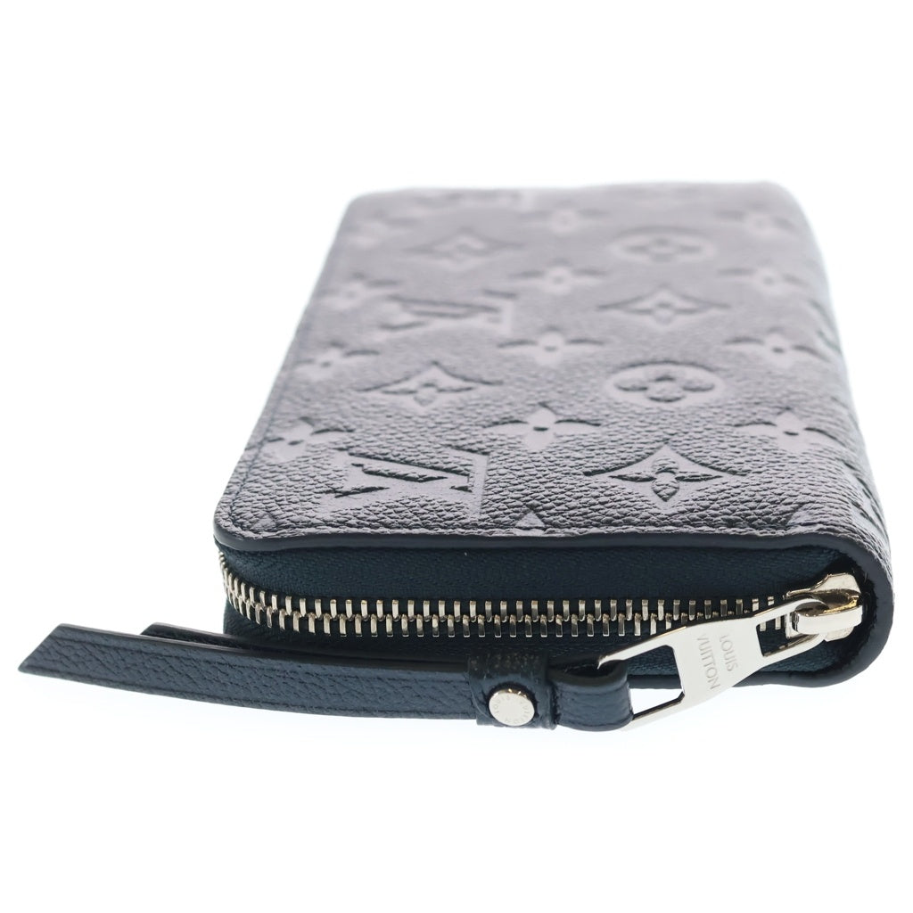 LOUIS VUITTON(ルイヴィトン) モノグラムアンプラント ジッピーウォレット ロングウォレット 長財布 カードケース ブルーメタリック レザー M80958 シルバー金具