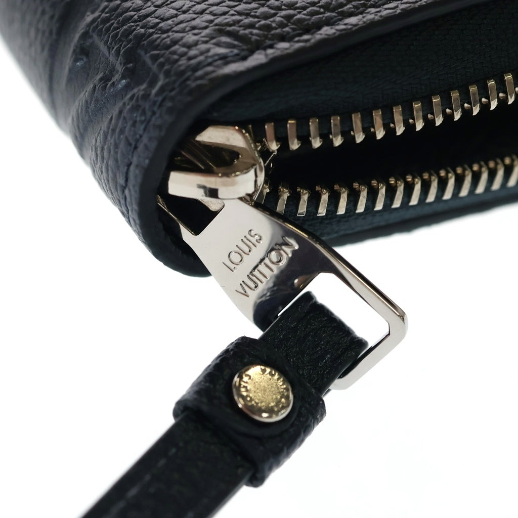 LOUIS VUITTON(ルイヴィトン) モノグラムアンプラント ジッピーウォレット ロングウォレット 長財布 カードケース ブルーメタリック レザー M80958 シルバー金具