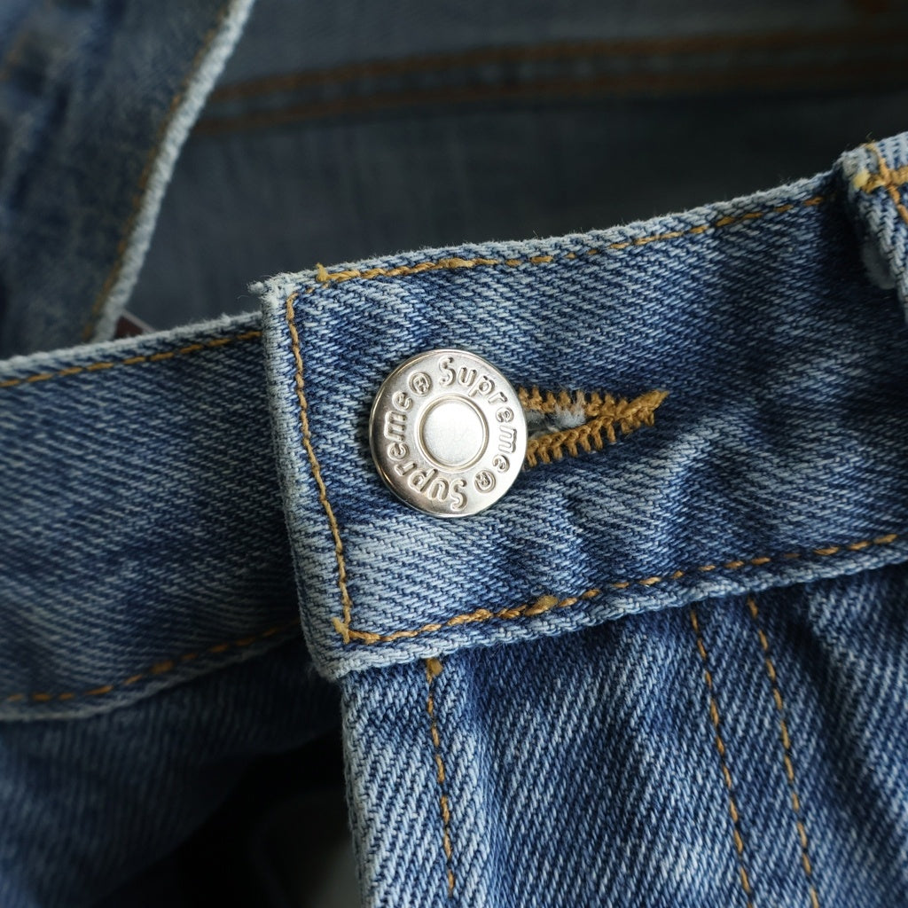 SUPREME(シュプリーム) Stone Washed Slim Jean ストーン ウォッシュド スリム デニム パンツ ジーンズ インディゴ