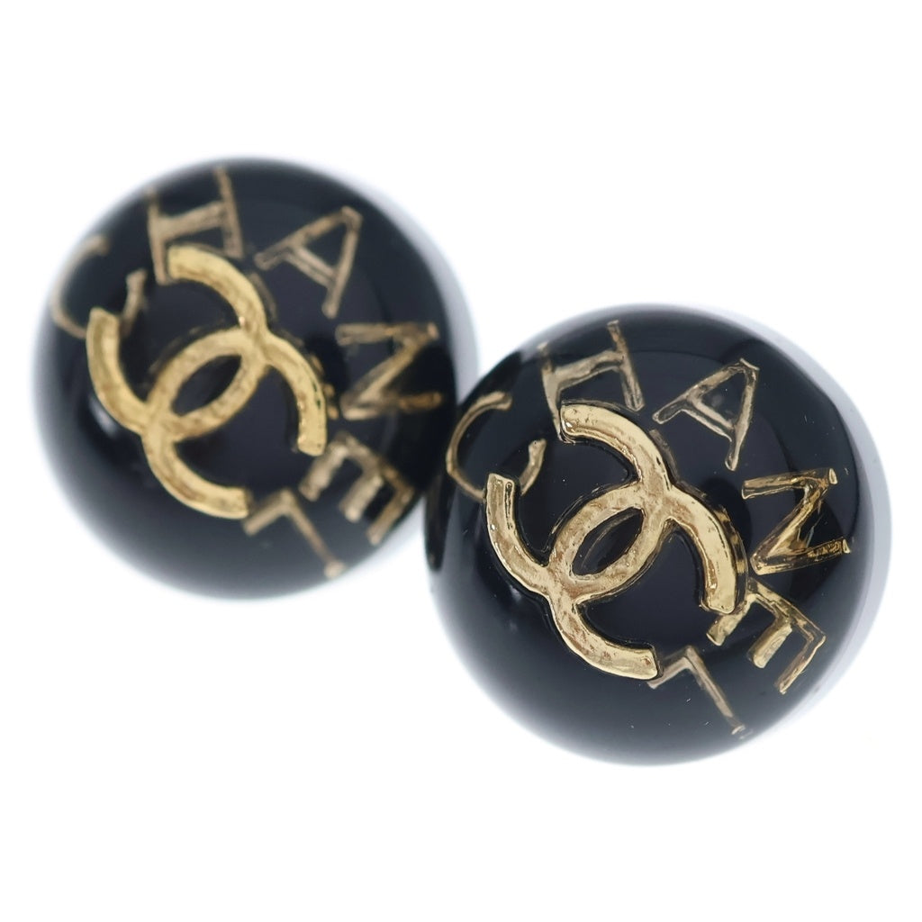 CHANEL(シャネル) ココマーク ロゴ ピアス ブラック D22A レディース