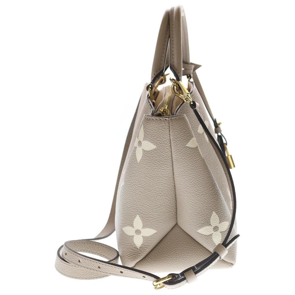 LOUIS VUITTON(ルイヴィトン) プティ パレPM モノグラム アンプラント トゥルトレールクレーム レザー 2WAY ハンド ショルダーバッグ ベージュ M58914 レディース