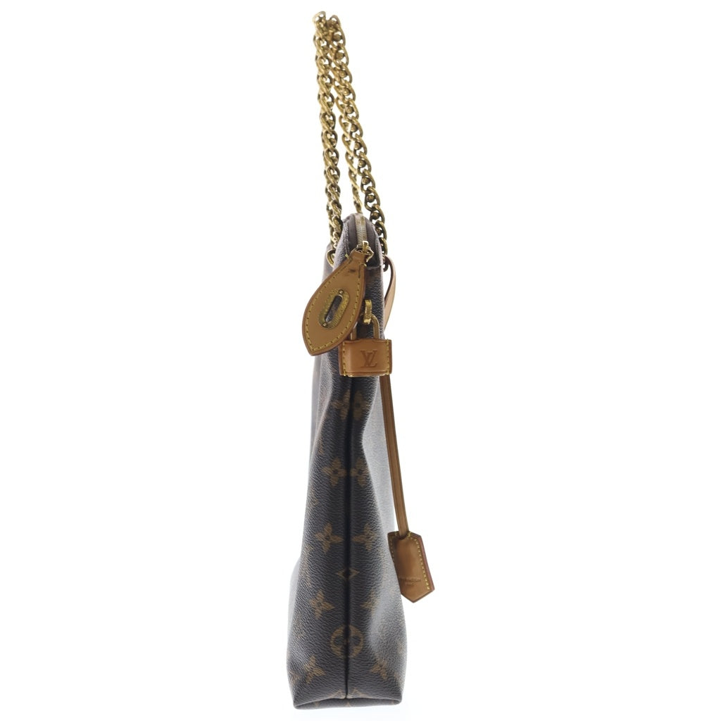 LOUIS VUITTON(ルイヴィトン) モノグラム ロックイット チェーン PVC レザー ハンドバッグ トートバッグ M40989 ブラウン レディース