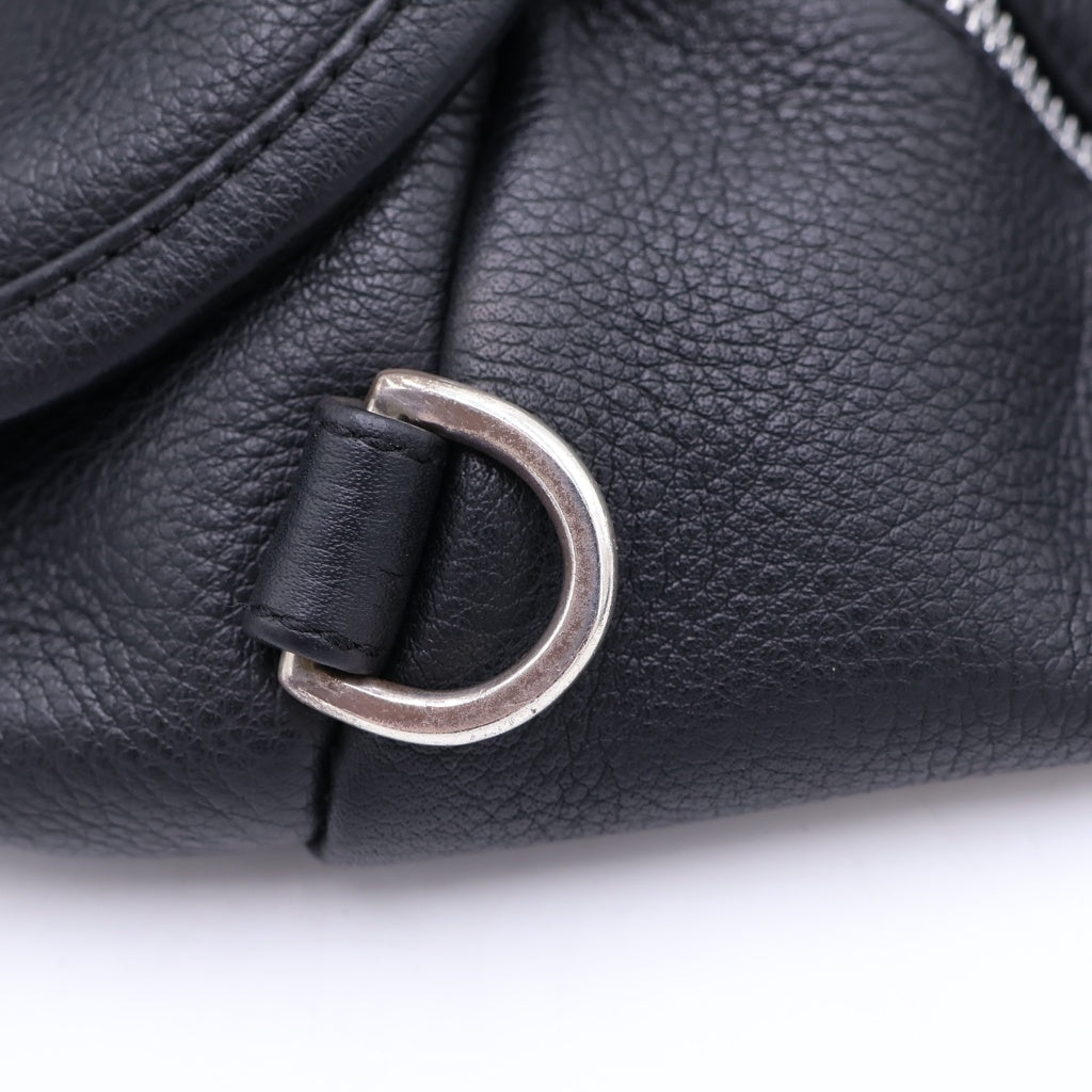 CHROME HEARTS(クロムハーツ) #1 SNAT PACK スナットパック ダガージップ ガンスリンガーベルト レザーウエストバッグ ブラック