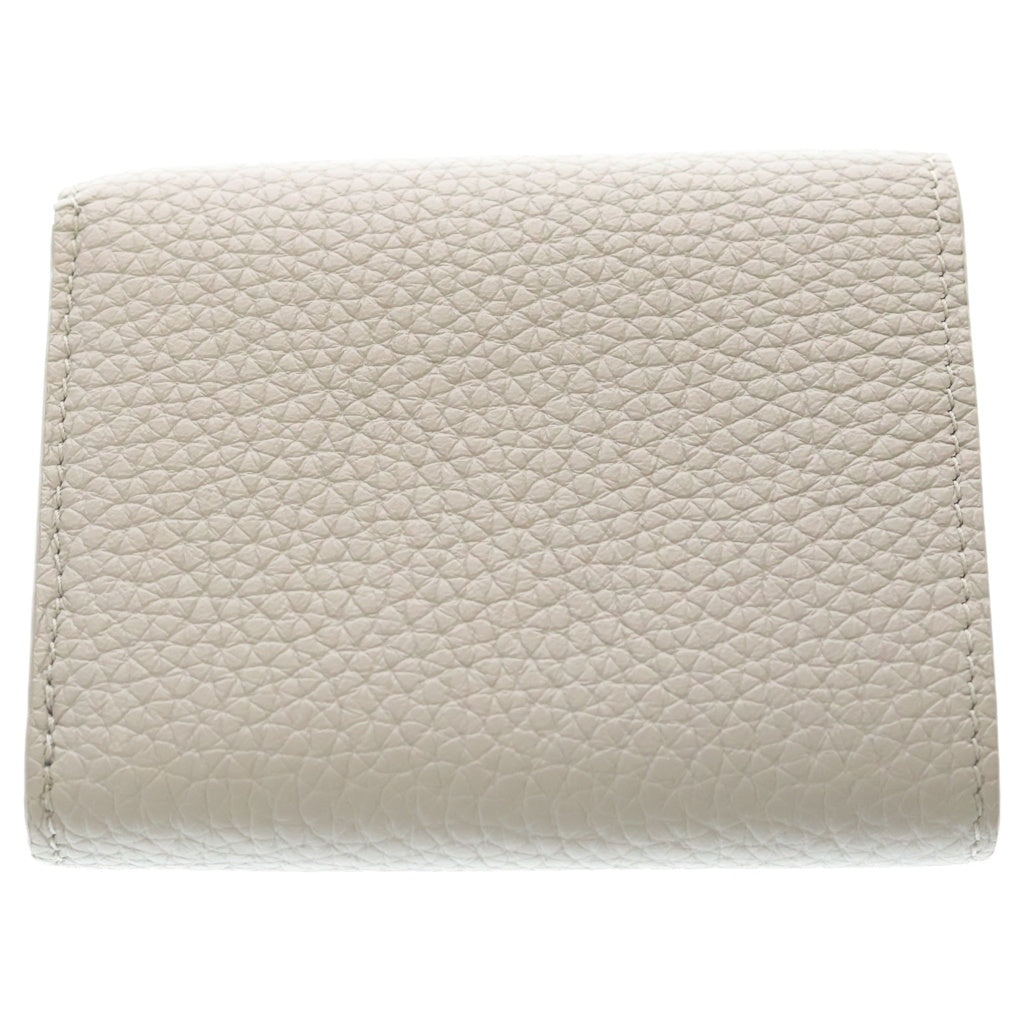 LOUIS VUITTON(ルイヴィトン) ポルトフォイユ・カプシーヌ タイニー フリントグレー トリヨン コンパクトウォレット 三つ折り財布 M12406 ゴールド金具 レディース