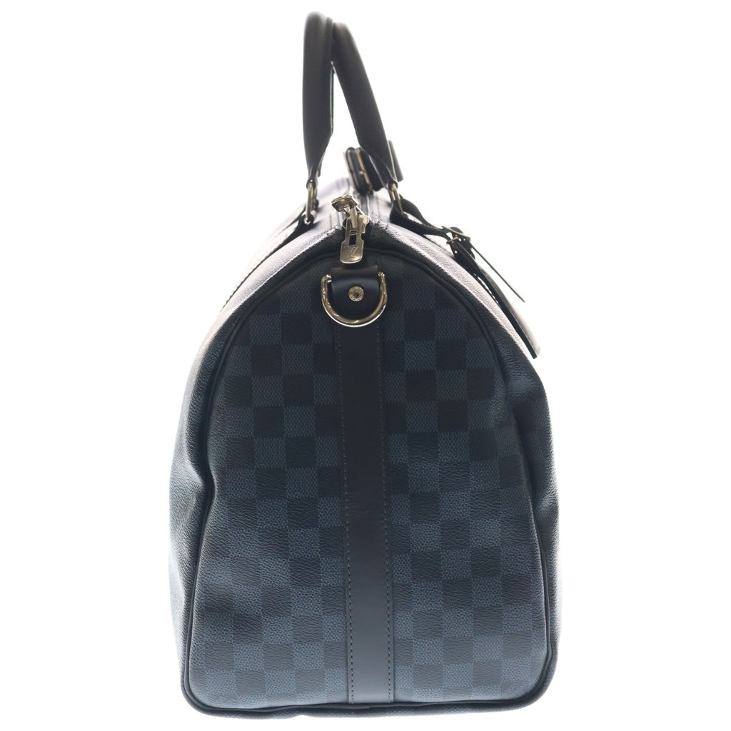 LOUIS VUITTON(ルイヴィトン) ダミエ コバルト・キーポル・バンドリエール 2WAYバッグ ハンドバッグ ボストンバッグ ショルダーバッグ ネイビー レザー×PVC N41349 シルバー金具