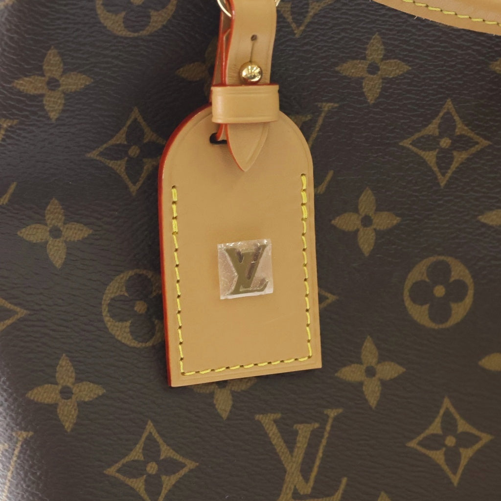 LOUIS VUITTON(ルイヴィトン) モノグラム キャリーオール NM PM PVC レザー ショルダーバッグ ブラウン M4620 レディース