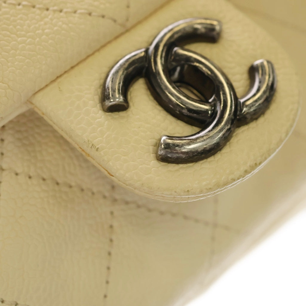CHANEL(シャネル) マトラッセ インザミックス チェーンショルダーバッグ ベージュ キャビアスキン SV金具 15680357 レディース