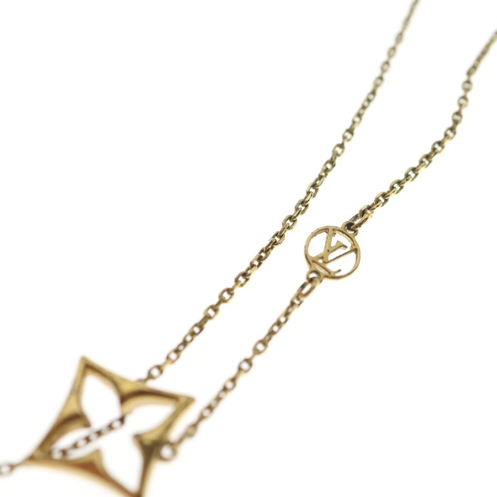 LOUIS VUITTON(ルイヴィトン) モノグラム ネックレス ペンダント チェーン LV フラワーグラム ゴールド M01234 レディース
