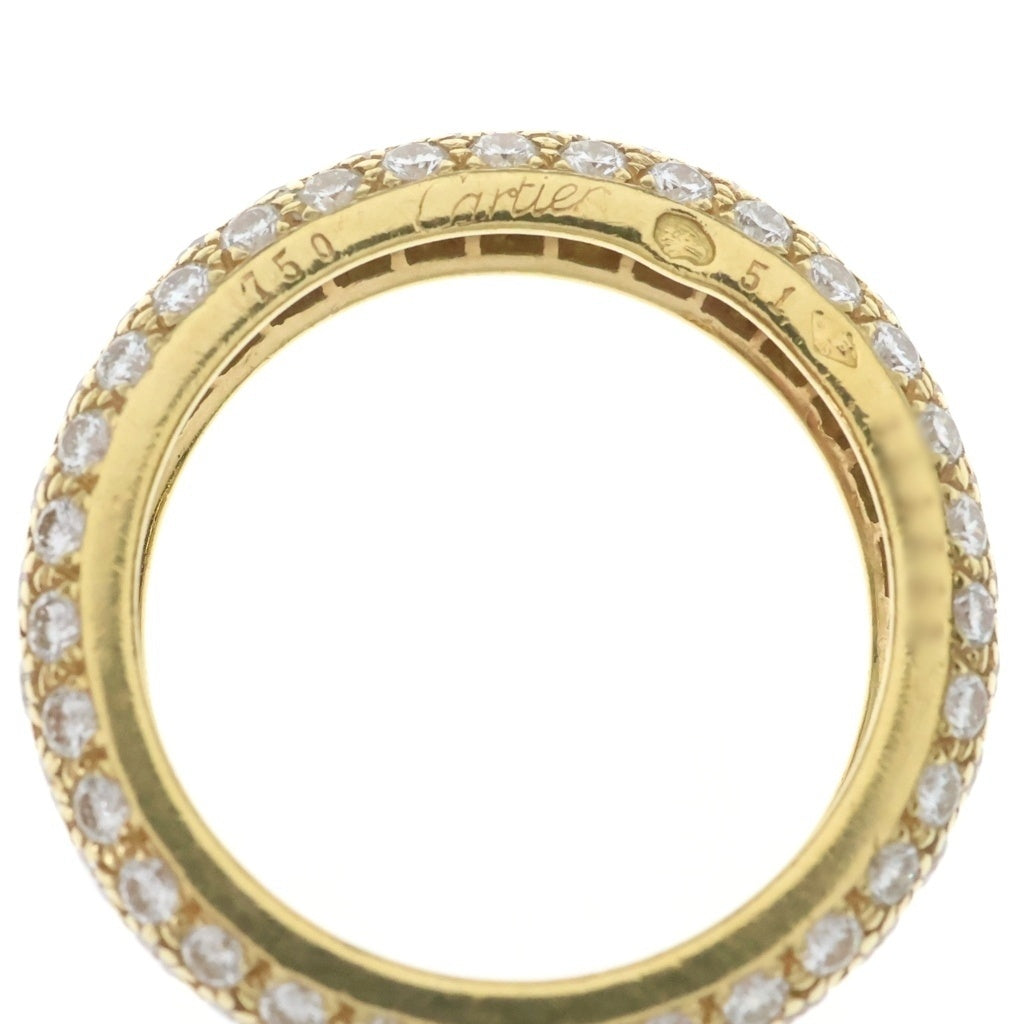 Cartier(カルティエ) ミミ ダイヤ リング イエローゴールド 750 #50 レディース