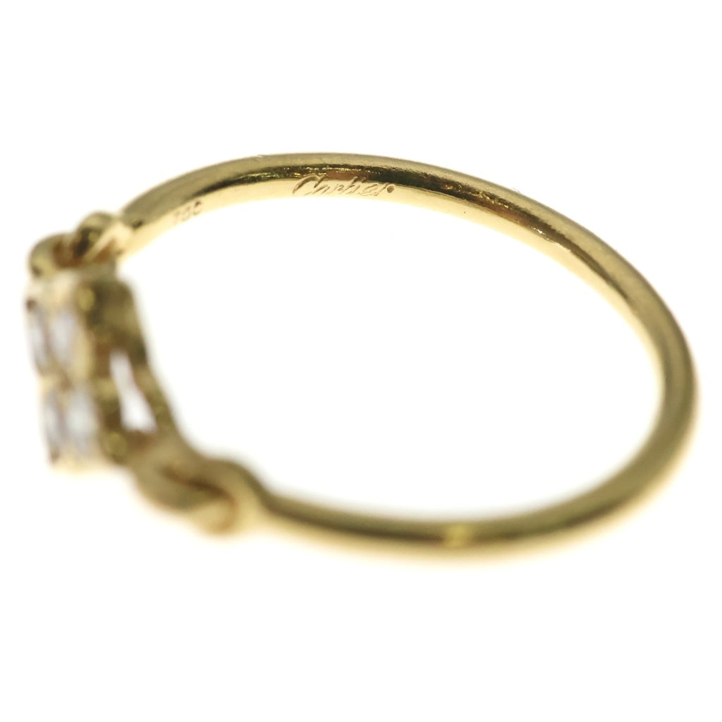 Cartier(カルティエ) ヒンドゥ フラワー ダイヤ リング イエローゴールド 750 #51 R04389 レディース