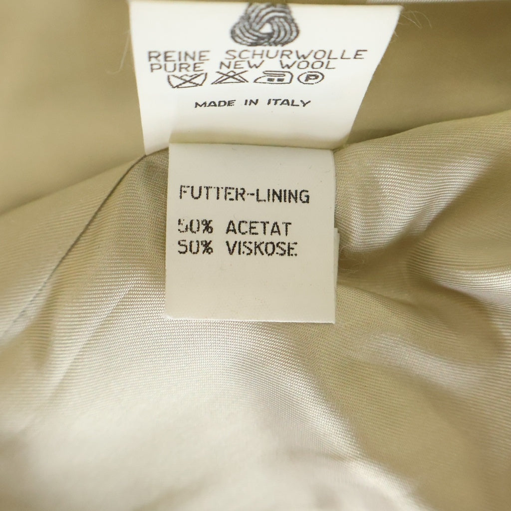 JIL SANDER(ジルサンダー) アセテート ビスコース ダブルブレスト テーラードジャケット ベージュ レディース