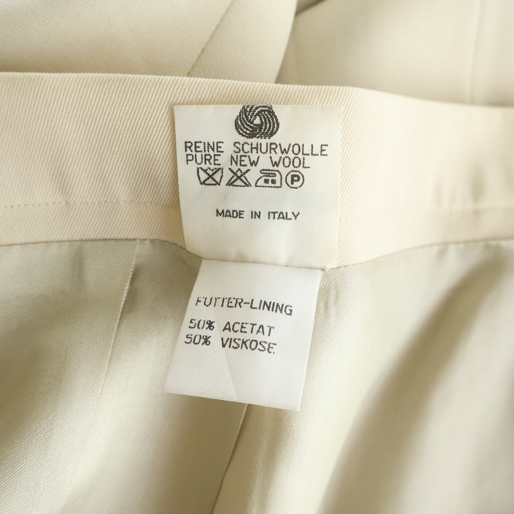 JIL SANDER(ジルサンダー) アセテート ビスコース タイト ミディアムスカート ベージュ レディース