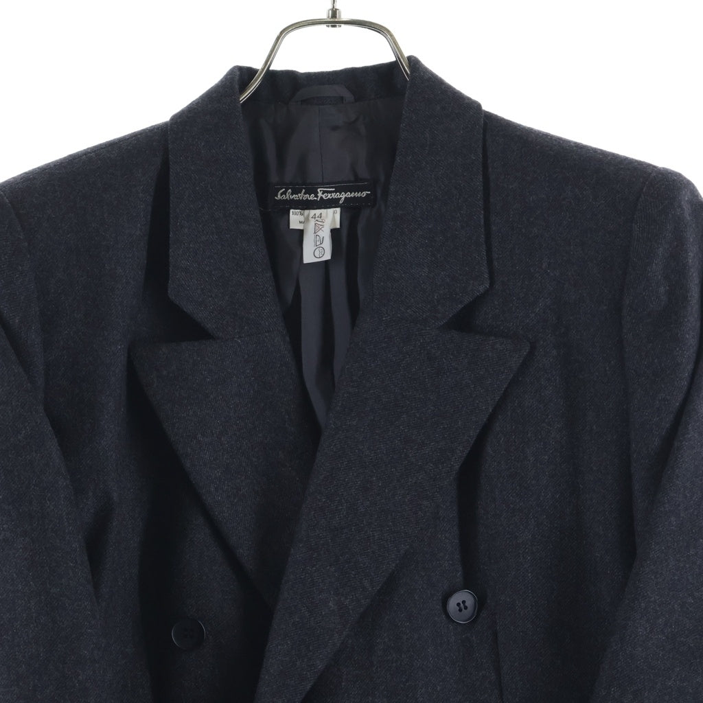 Salvatore Ferragamo(サルヴァトーレ フェラガモ) ジャケット ウール グレー 44サイズ レディース