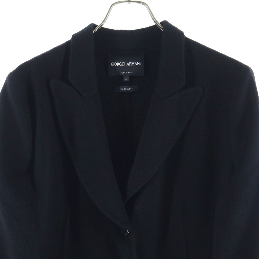ARMANI(アルマーニ) ロングコート カシミヤ ブラック 46サイズ レディース