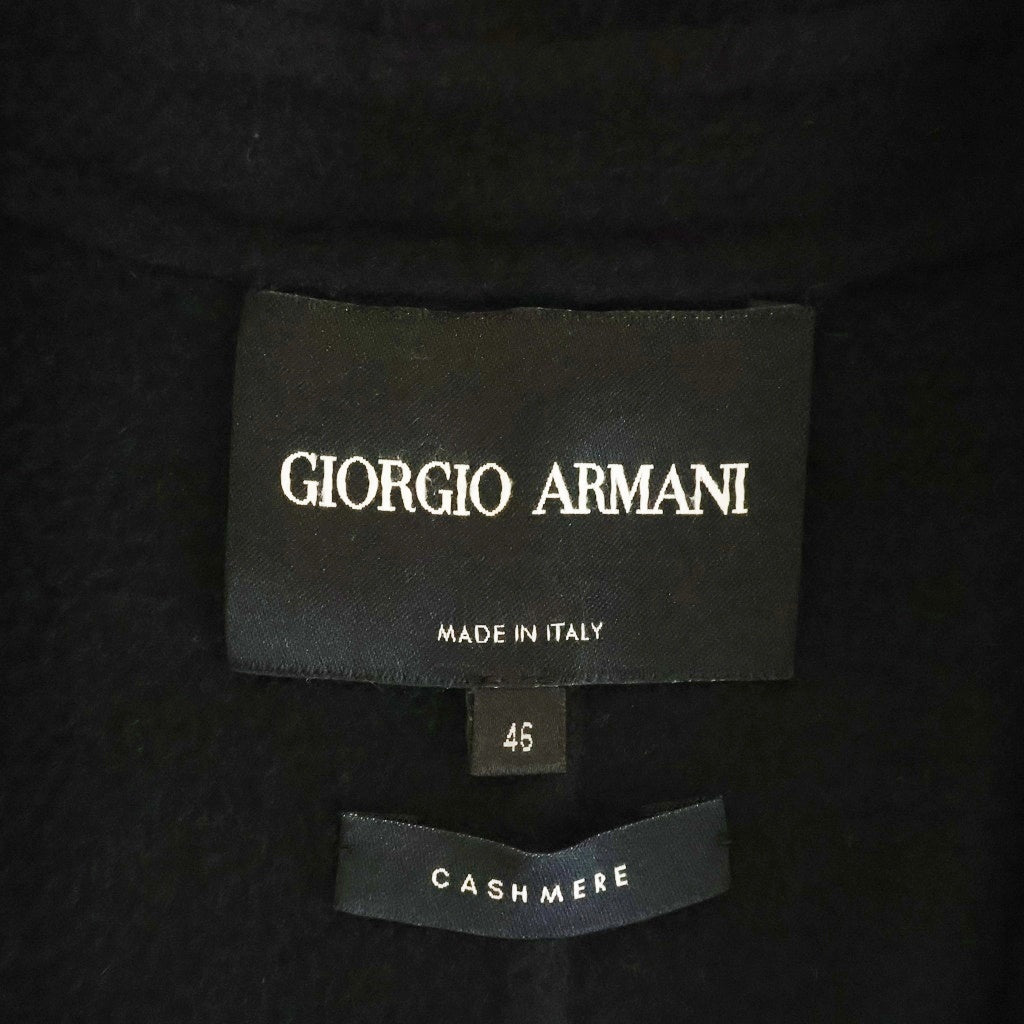 ARMANI(アルマーニ) ロングコート カシミヤ ブラック 46サイズ レディース