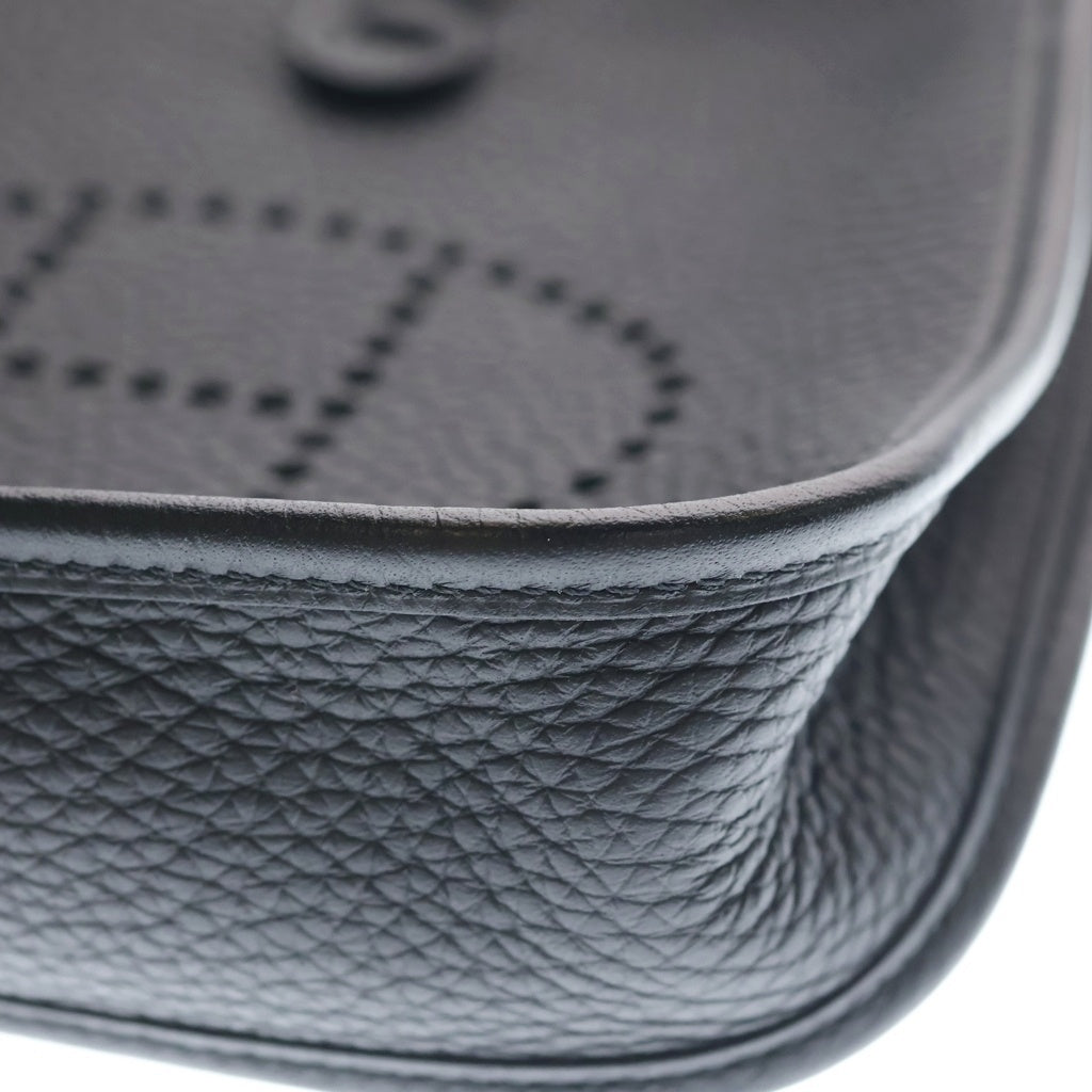 HERMES(エルメス) エヴリンTPM ショルダーバッグ ブラック トリヨンクレマンス K刻印 シルバー金具 レディース