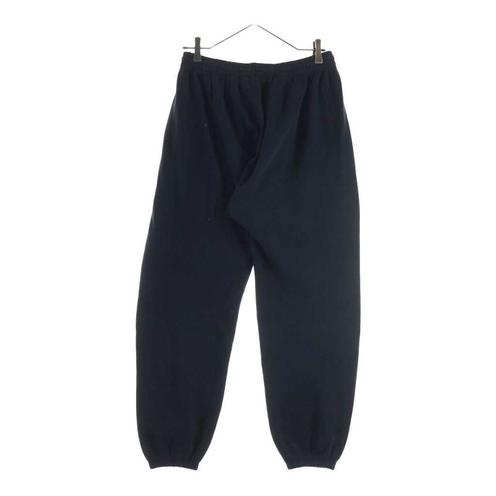 Hanes(ヘインズ) 80-90s VINTAGE apple アップル ロゴプリントスウェットパンツ ジョガーパンツ ドローストリング 裾リブ コットン アクリル ヴィンテージ ブラック