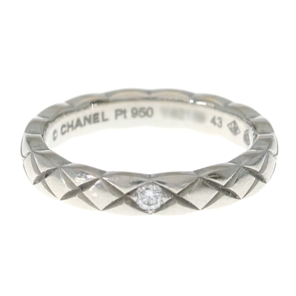 CHANEL(シャネル) ココクラッシュ ダイヤリング Pt950 プラチナ 1PD #43 レディース