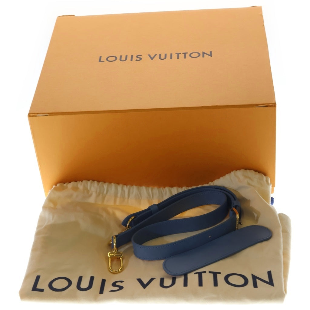 LOUIS VUITTON(ルイヴィトン) ダミエデニム3D スピーディ バンドリエール30 2WAYハンドバッグ ショルダーバッグ インディゴブルー デニム N00203 ゴールド金具 レディース